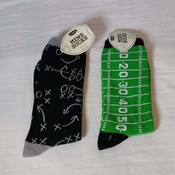 Set 3: Gertex Football Field & Playbook‎ Socks - Picture 1 of 2